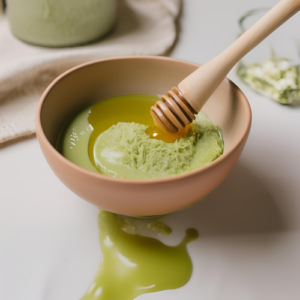 Klärendes Peeling mit Matcha und Manuka Honig